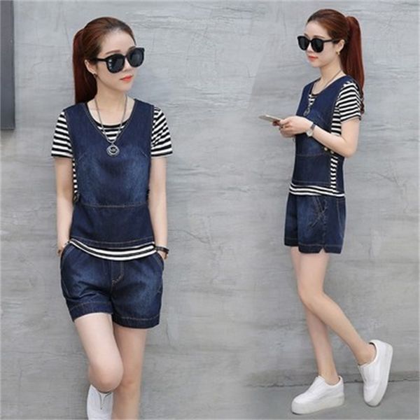 

casual jean suit woman 3 piece striped of matches for women zmzz, White
