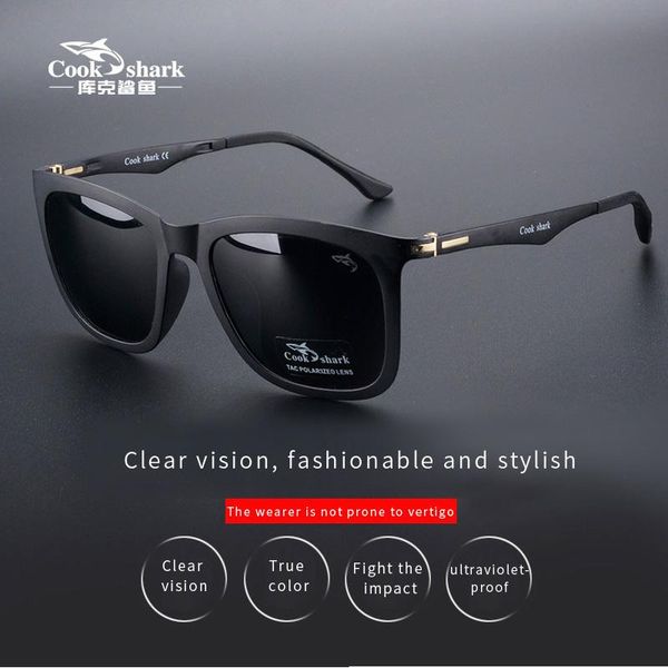 

cookshark and ultra light female driving glasses male sunglasses driver tide polarized ndngm, White;black