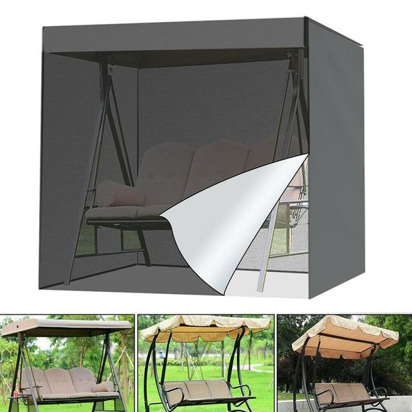 

открытый качающийся стул крышка двор гамака 3seat сад патио навес навес на скамейку крышка сиденья защитник солнцезащитный водонепроницаемый