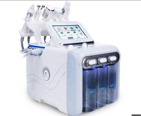

6 in 1 hydra facial machine rf skin rejuvenaiton microdermabrasion hydro dermabrasion bio-lifting wrinkle removal hydrafacial spa machine