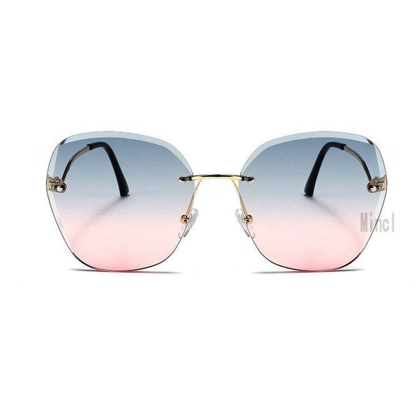 

sunglasses 2021 women cat designer sun glasses female vintage clear uv400 frameless square eyewear fml, White;black
