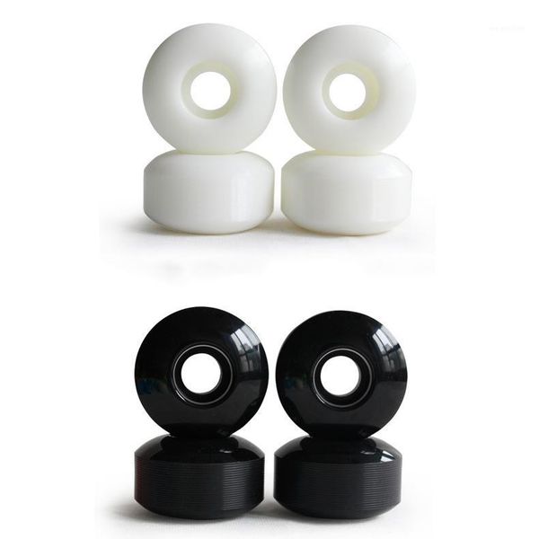 

skateboarding skateboard wheels with bearings 52x30mm street pu parts cruiser longboard (set of 4)1
