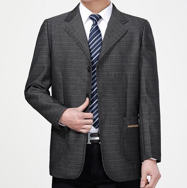 

spring male suit men costume homme business casual men blazer slim fit quinquagenarian single-breasted coat plus size outerwear1, White;black