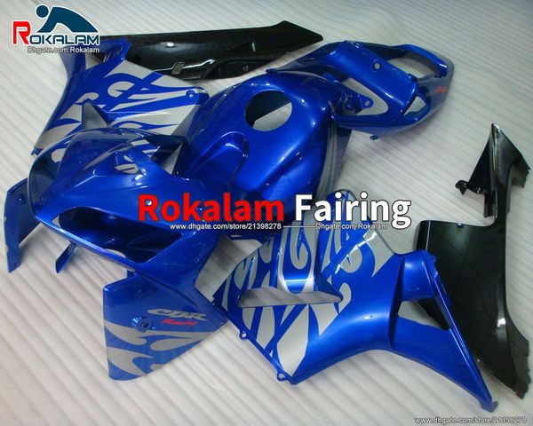 

cbr600rr cbr 600 rr for honda cbr600rr f5 2005 2006 05 06 motorcycle cowling abs fairings kit bodywork cbr600rr blue (injection molding)