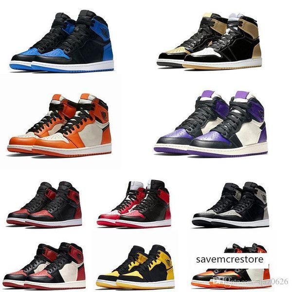 

mens green 1s purple pine chicago court og 1 game royal blue basketball shoes backboard sports sneaker designer trainers size 13
