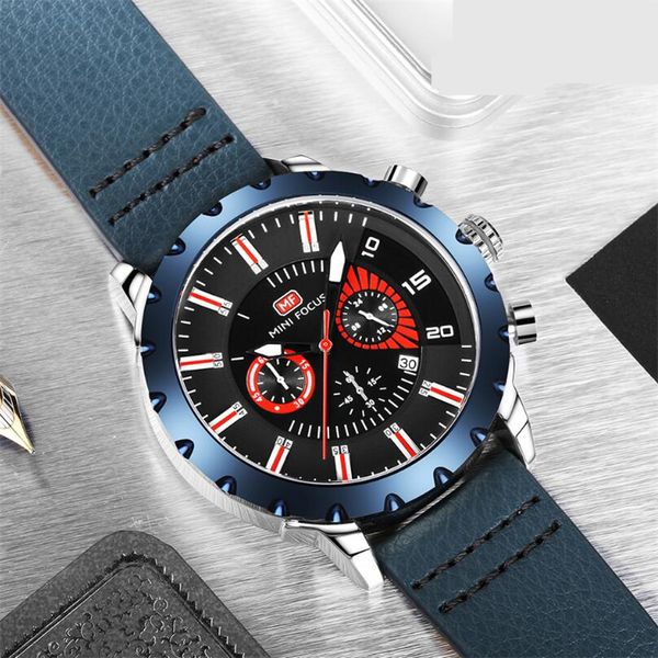 

Speial Time 2020 Design Wristwatches Quartz Watch Chronograph Watches Men Reloj Hombre Luminous Pointer Waterproof Sports Male Watches, White