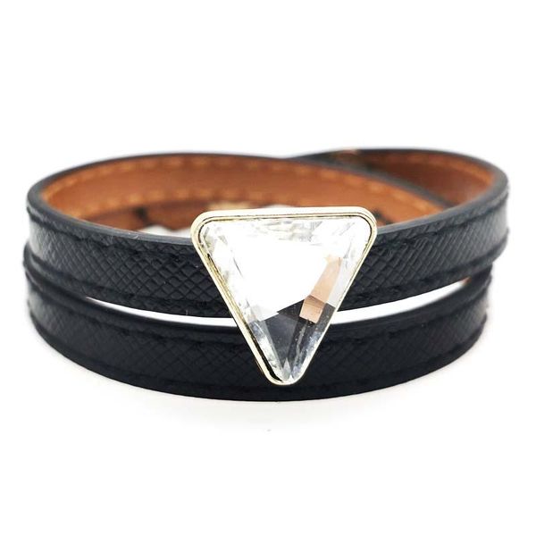 

tennis totabc jewelry wrap multilayer rhinestone leather bracelets for women leaf punk cristal charm beads ethnic tribal wristbands, Golden;silver
