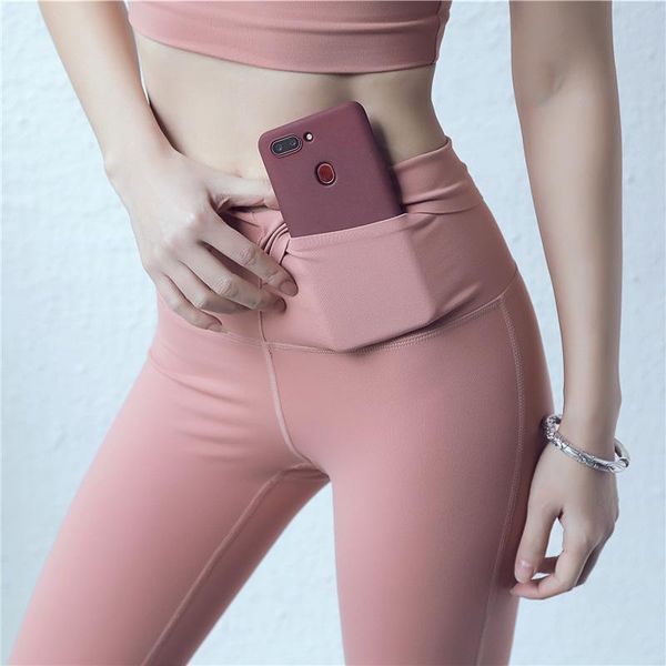 

спортивные спортивные фитнес-брюки с высокой талией, White;red