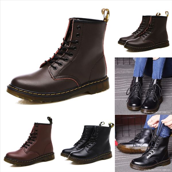 

w6lwe famous winter cowboy boot mens women's red bottom boots couple party botta leather tall boots high heels booty red sole, Black