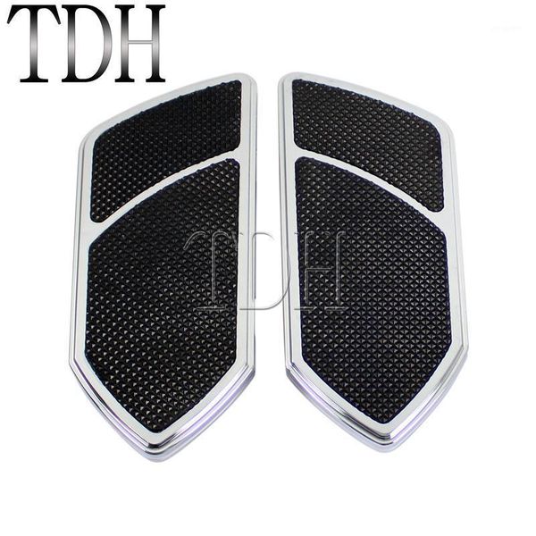 

pedals motorcycle chrome rear foot board passenger floorboard pegs pedal driver for touring flh flt1