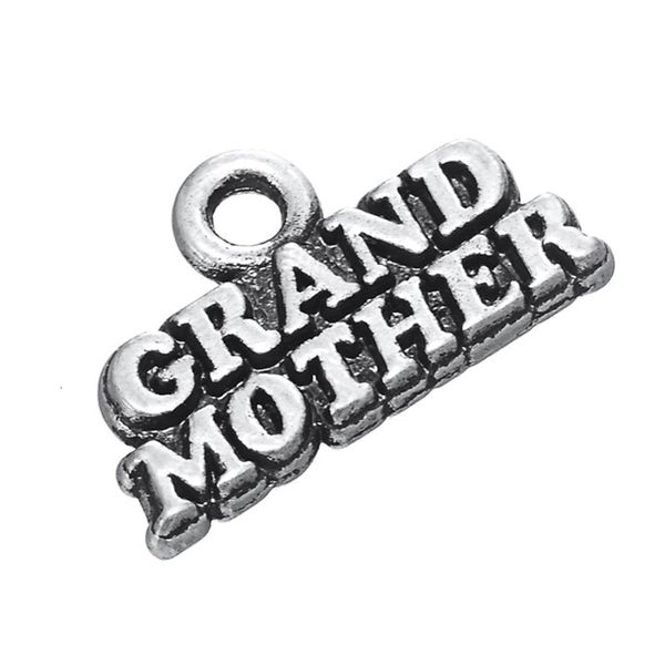 

finding fashion alloy family grand mother vintage charms for mother's day aac1157, Bronze;silver