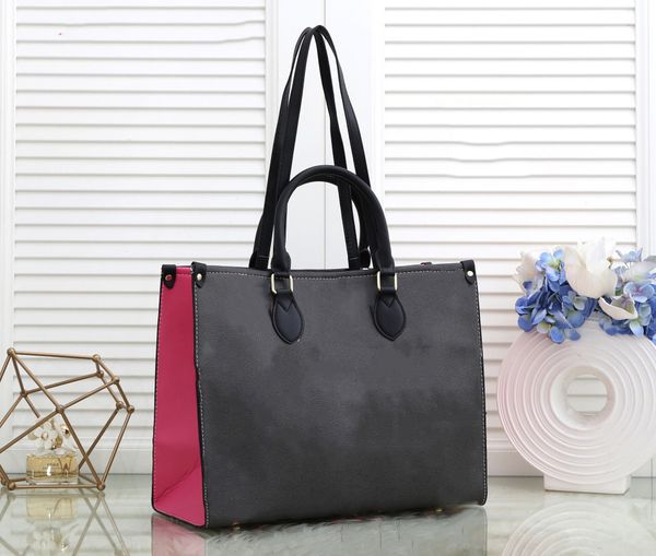 

brand designer fashion shoulder tote bag bags women pu handbags purse 833