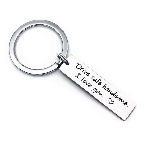 

personalized engraved keychain drive safe i need you here with me key chain couples keychains for hunsband boyfriend jewelry gifts dha2180
