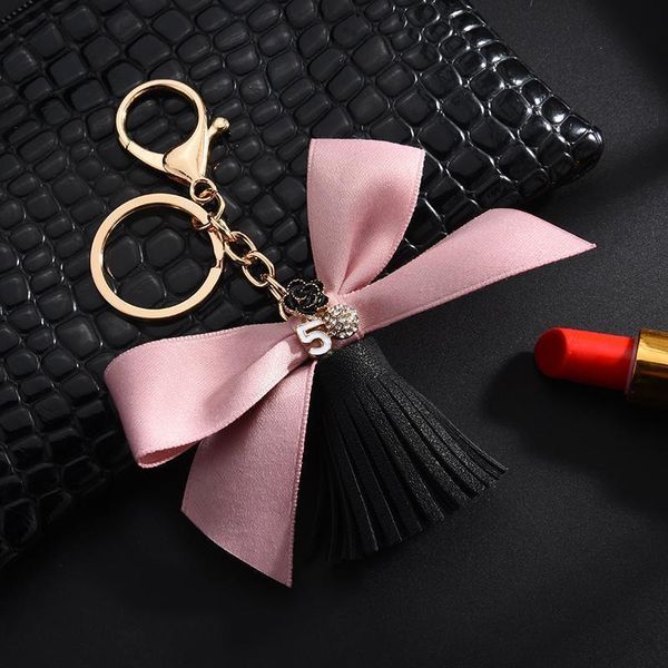 

fashion keychain bow knot key chain gifts for women llaveros mujer car bag accessories keyring holder jewelry accessory eh326 h sqcuko