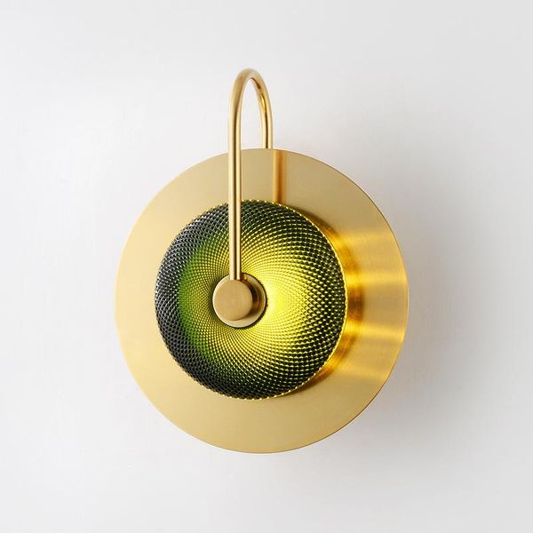 

wall lamp modern glass led nordic minimalist lighting living bedroom background golden sconces bedside decoration lights fixture