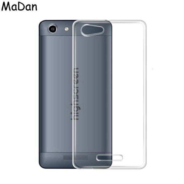 

tpu soft sheath for high screen power rage evo, 5.0 inch silicon sheath, transparent, soft, for high screen power rage evovfe1