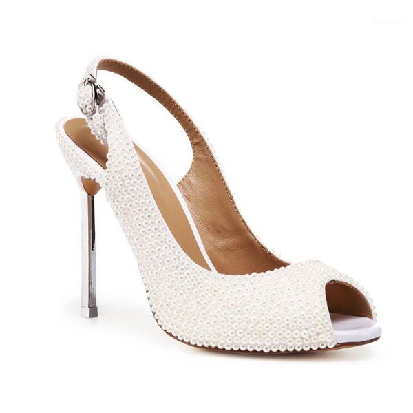 

dream2020 korean-style pearl thin-heeled fishmouth women's fashion single shoes rear high-heeled shallow mouth 's nightclub1, Black