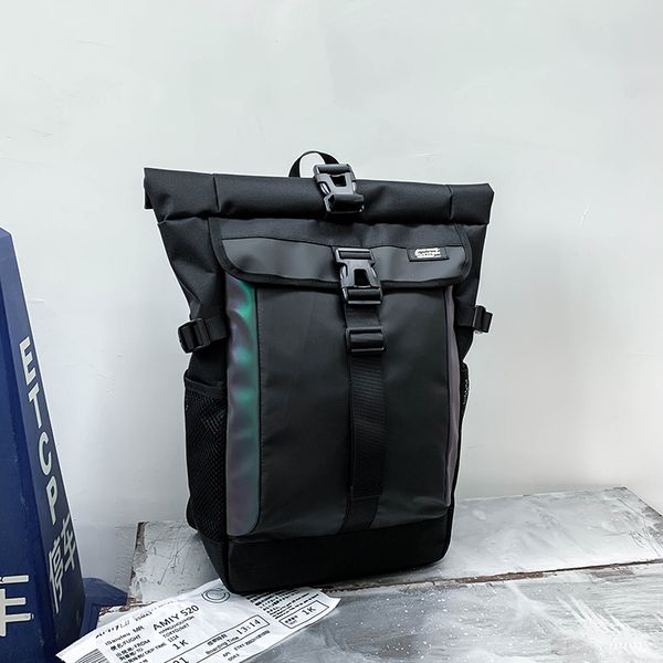 

portable large outdoor travel anti-theft korean black backpack db60bb male wsol