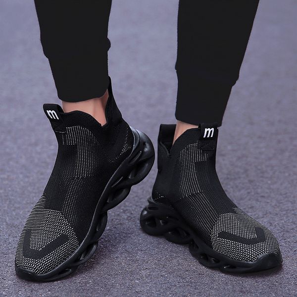 

male for men durable outsole trainer zapatillas deportive hombre casual fashionable shoes, Black;brown