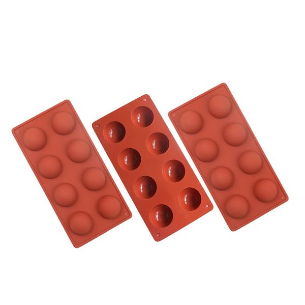 

half ball sphere silicone cake mold muffin chocolate cookie baking mould pan tray cake mold decorating tools drop shipping d3 jllsqv