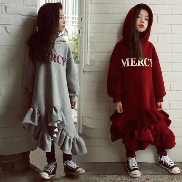 

19 girls' autumn and winter new korean version thickened fce drs, Red;yellow