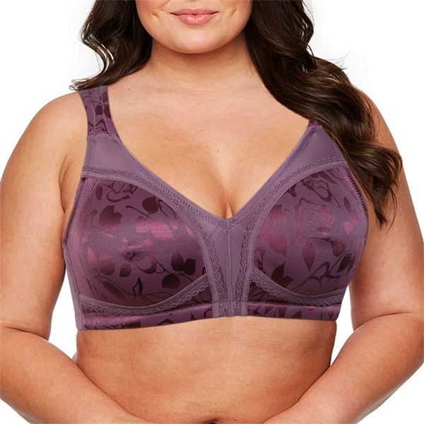 

44c 44d 44e 44f 44g 46c 46d 46e 46f 46g 48c 48d 48e 48f 48g 34-46 b c d e f g plus size bras full cup unpadded bra minimizer lj201208, Red;black