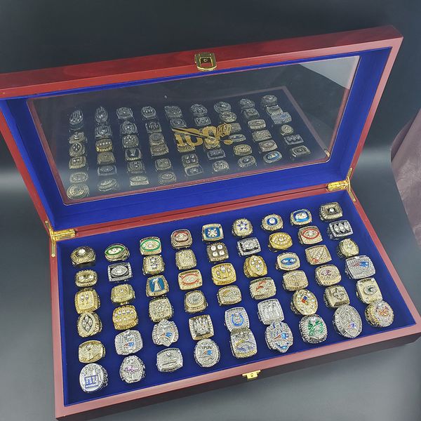 

exquisite new 54 rings set rugby ring 1966-2019 collection birthday gift, Golden;silver