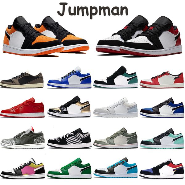 

2020 mens basketball shoes low jumpman 1s sneakers paris grey black sail unc travis scotts triple white black slip chicago royal toe trainer