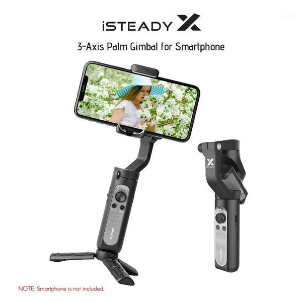 

hohem isteady x 3-axis palm gimbal handheld stabilizer foldable one-click mode with isteady 3.0 anti-shake for phone1