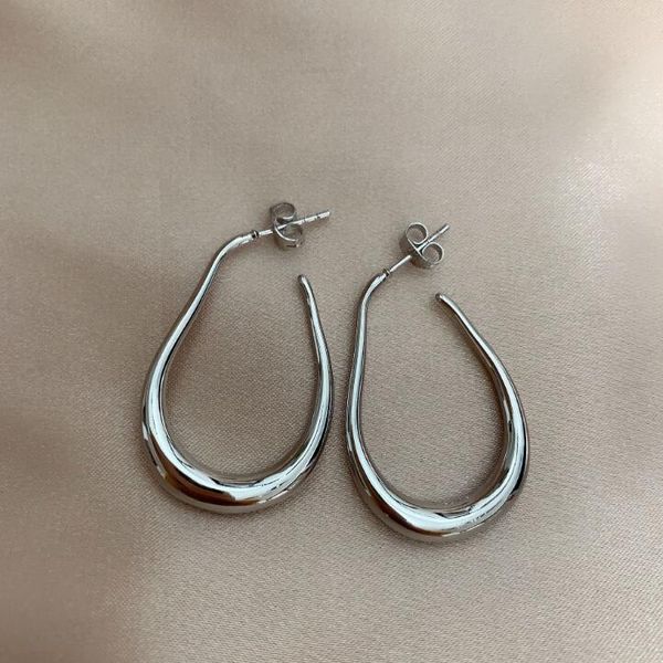 

valentine's day gift earrings for women with short hair designer hoop earrings plain gold hoop earring jewelry, Golden;silver