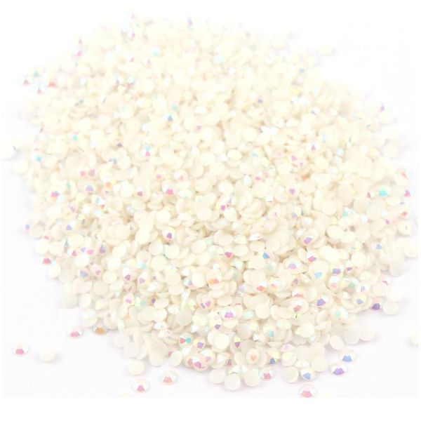 

white ab 2mm,m,4mm nail art resin jelly rhinestone round flatback for diy nail art acc jllotr, Black