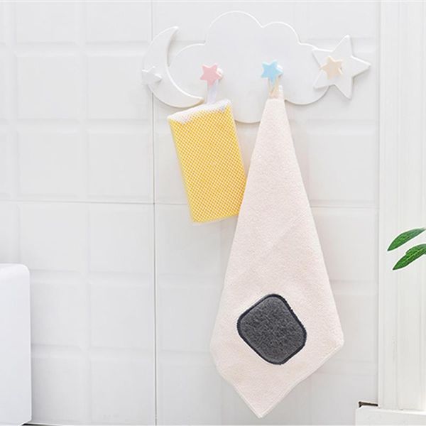 

white creative cartoon hook strong load-bearing viscose seamless cute sucker wall mount cup holder hanger hooks & rails