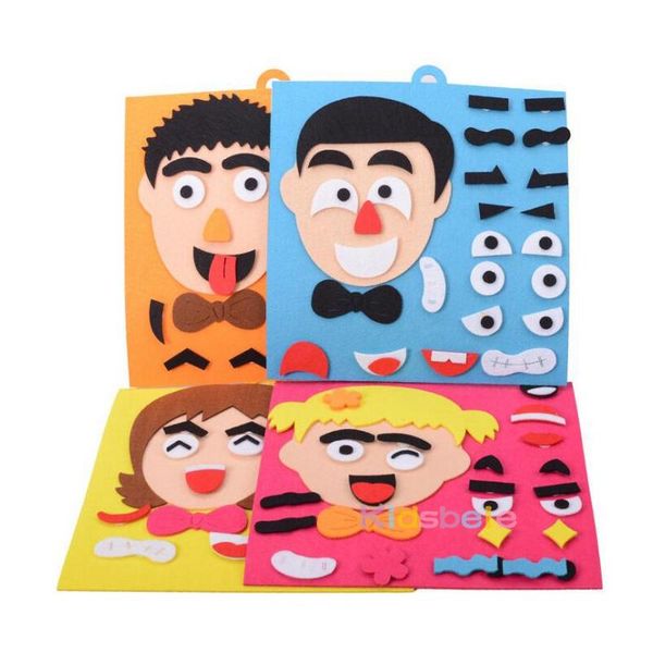 

diy toys 3d parents emotion change puzzle toys creative facial expression kids educational toys children learning funny set zxh wmtije
