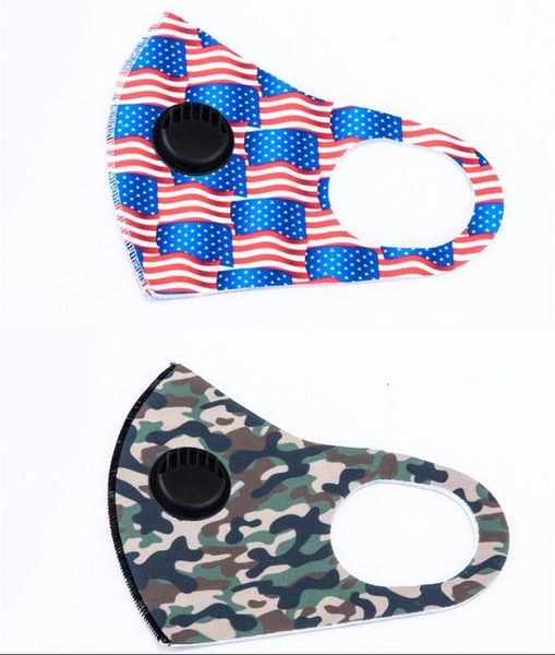 

mouth dhl ship face with mask valve cover pm2.5 respirator dustproof anti dust washable reusable ice silk cotton m