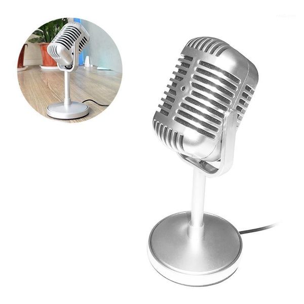 

microphones professional wired retro classic microphone high-quality dynamic luxury metal vocal ktv 20211