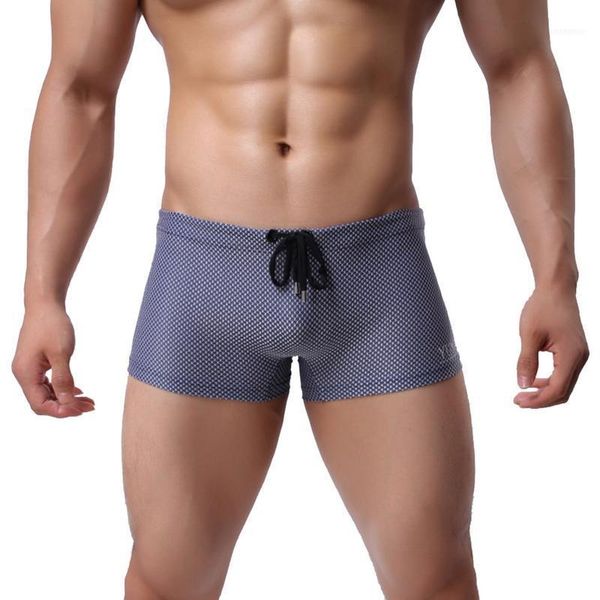 

monerffi mens swimwear swimming trunks quick-drying sports boxer briefs shorts beach swimsuit summer drawstring eu size11, Black;white