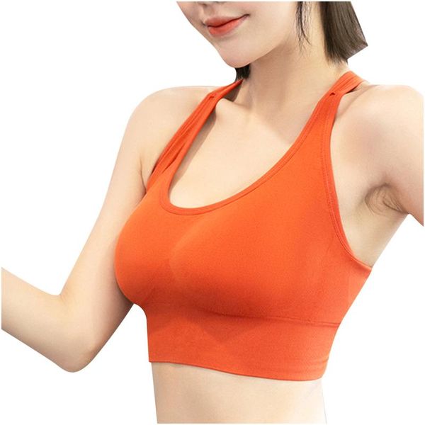 

woman bra no rims underwears base vest style sports base underwears solid color wild beautiful tanks pretty back tanks, Black;white