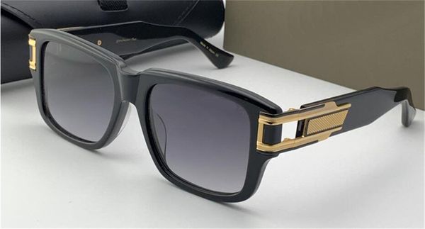 

new fashion sunglasses grands-two men design retro sunglasses popular and generous style square frame uv 400 glasses and glasses case, White;black
