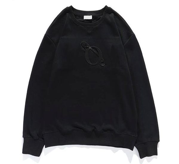 

20fw моды толстовки для мужчин женщин толстовка с letters мода мужская толстовка homme streetwear с капюшоном верхние части 2 цвета, Black