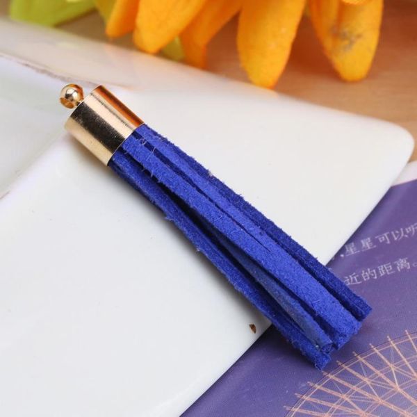 

20pcs faux leather trim tassel diy earrings jewelry accessories craft fringe garment sewing decor metal hat tassels pendant 50mm h jllheb
