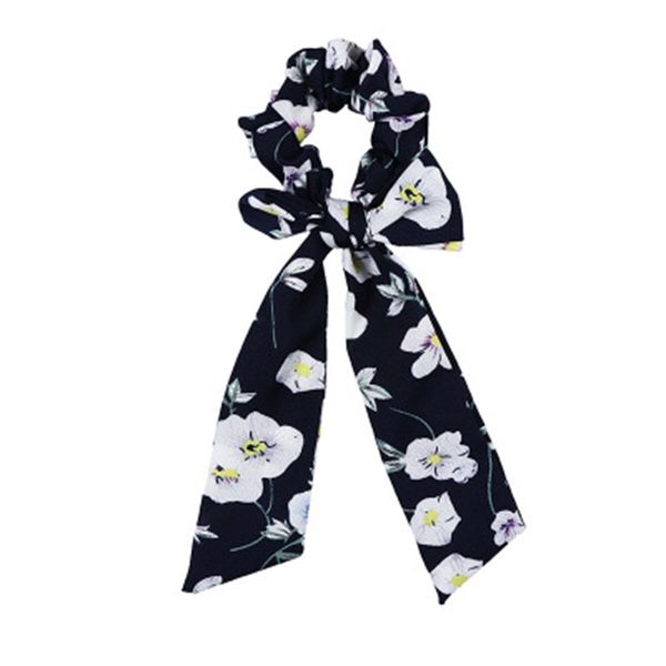 

broken flowers headwear ribbon hair circle long streamer headwear dot printing hair decoration home travel use 2 46hm h1