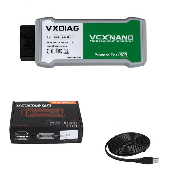 VXDIAG VCX NANO per Land Rover per Jaguar Software V153 Versione USB Sostituire per JLR SDD