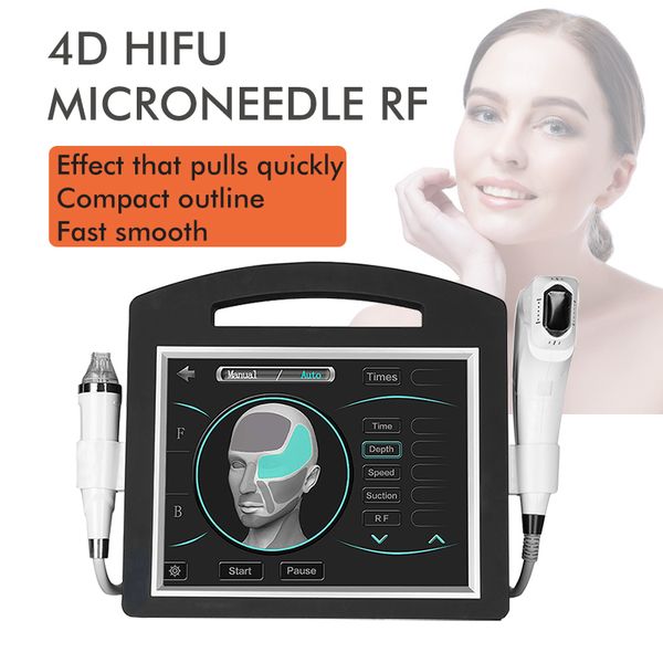 Novo Fracionário Micro Agulha Super Point + 4D Hifu Ultrassom Face Levantando Corpo Emagrecimento Removedor RF Microneedle Machine