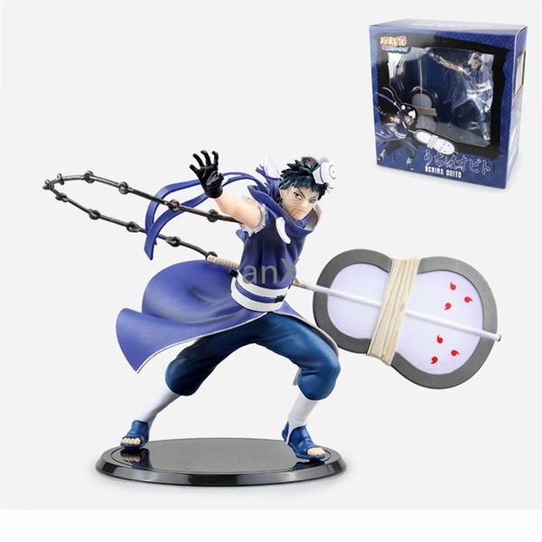 

18cm naruto shippuden uchiha obito anime action figure pvc collection model toys for christmas gift y200421