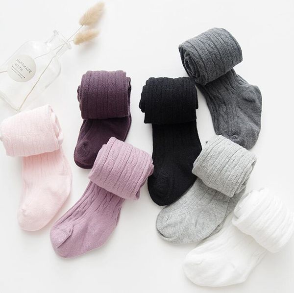 

baby leggings pantyhose solid stretch trousers kids princess dance socks pants girls's fashion tights children clothes dhc3623