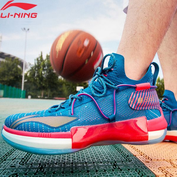 

li-ning men speed vi premium professional basketball cushion light foam lining li ning cloud sport shoes abap071 xyl294 c1212, Black;white