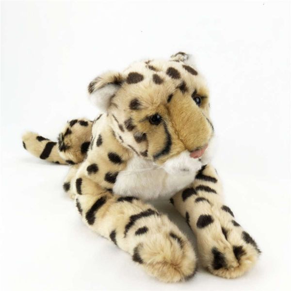 

plush leopard yellow doll spotted