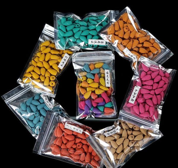 

50pcs/lot flower cone incense sandalwood smoked flavor lily lavender rose jasmine osmanthus lemon rose backflow i sqcfqw sports2010