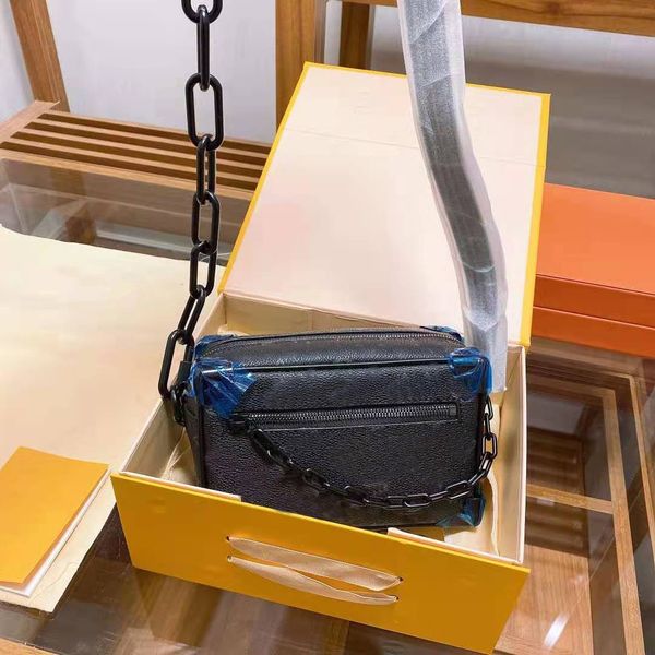 

2021 ms genuine leather handbag box package one shoulder bags worn chain retro presbyopic mobile soft package women purses handbags new bag