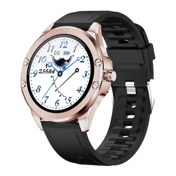 

armoon y28 smart watch men women touch round color screen fitness tracker heart rate blood pressure alarm clock sport smartwatch bbyuxq